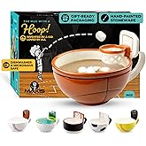MAX'IS Creations The Mug with a Hoop Basketball Mug Funny Ceramic Coffee Mugs Cereal Bowl Sports Coach Kids Basketball Gifts for Boys 8-12 12-14 Girls Stuff Accessories Mini-Hoop for Kids, 16oz