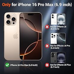 SUPFINE Magnetic for iPhone 16 Pro Max Case
