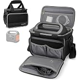 Portable Travel Carrying Bag Compatible with Jackery Explorer 300/240/160 | Power Station Storage Case with Charger &amp; Accessory Pockets, Water-Resistant Tote for Camping &amp; Outdoor Adventures, Bag Only