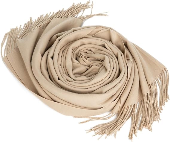 Amazon Clostamor レディース マフラー 大判秋冬ストール 保温無地マフラー 純綿チェック柄マフラー 厚くするカジュアルストール 通勤 ギフト 目立てない シンプル 男女兼用 べーじゅ マフラー 通販