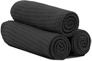 S&T INC. Microfiber Gym Towels, Yoga Towel for Home and Gym Bag, 16 Inch x 27 Inch, 3 Pack