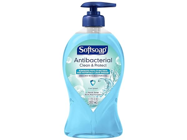 SOFTSOAP ANTIBACTERIAL LIQUID HAND SOAP PUMP, CLEAN &...