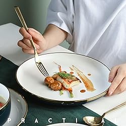 Pokini Reactive Glaze Dinnerware Sets, 12 Piece