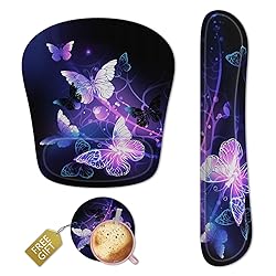 Keyboard Wrist Rest Memory Foam Ergonomic Mouse Pad
