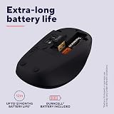 Trust Yuki Silent Wireless Mouse Bluetooth 2.4GHz Ambidextrous 75% Recycled view 5