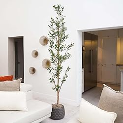 Nearly Natural Artificial Indoor 8FT Tall Silk Faux