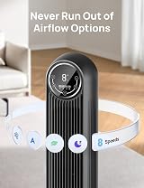 Dreo 20dB Silent Tower Fan 28 ft/s Remote 90° Oscillation 8 Speeds view 6