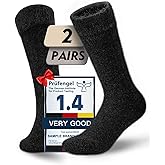 Juclise Alpaca Wool Thermal Winter Boot Socks Heavyweight Thick Warm Padded Moisture-Wicking Insulated Cold Weather