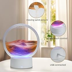 BringLED Moving Sand Art Liquid Motion, with Light