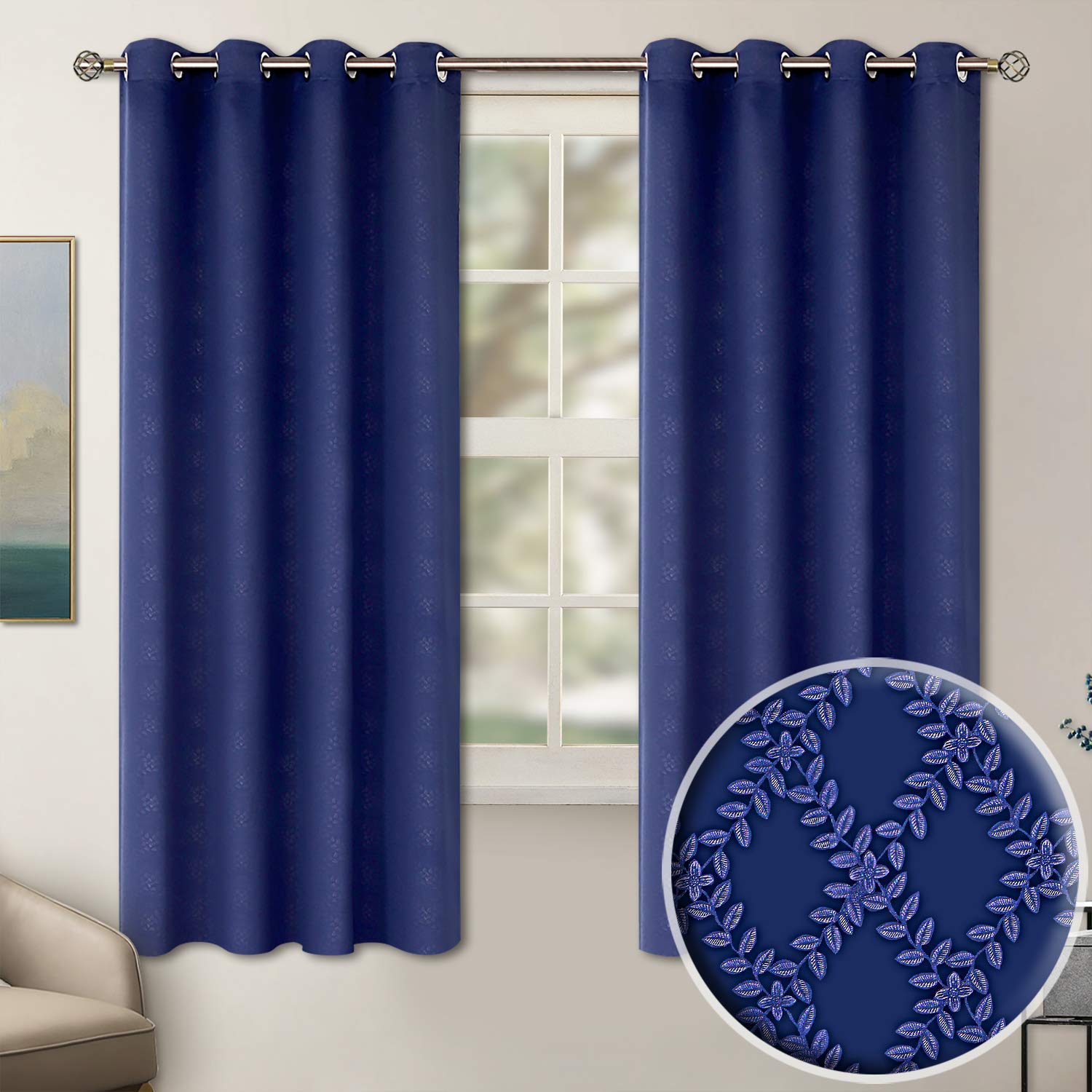 Middmycentury Blackout Curatin Room Darkening Window Treatment