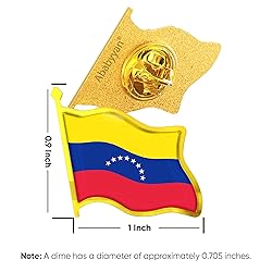 Venezuela Flag Lapel Pin - Enamel Metal National
