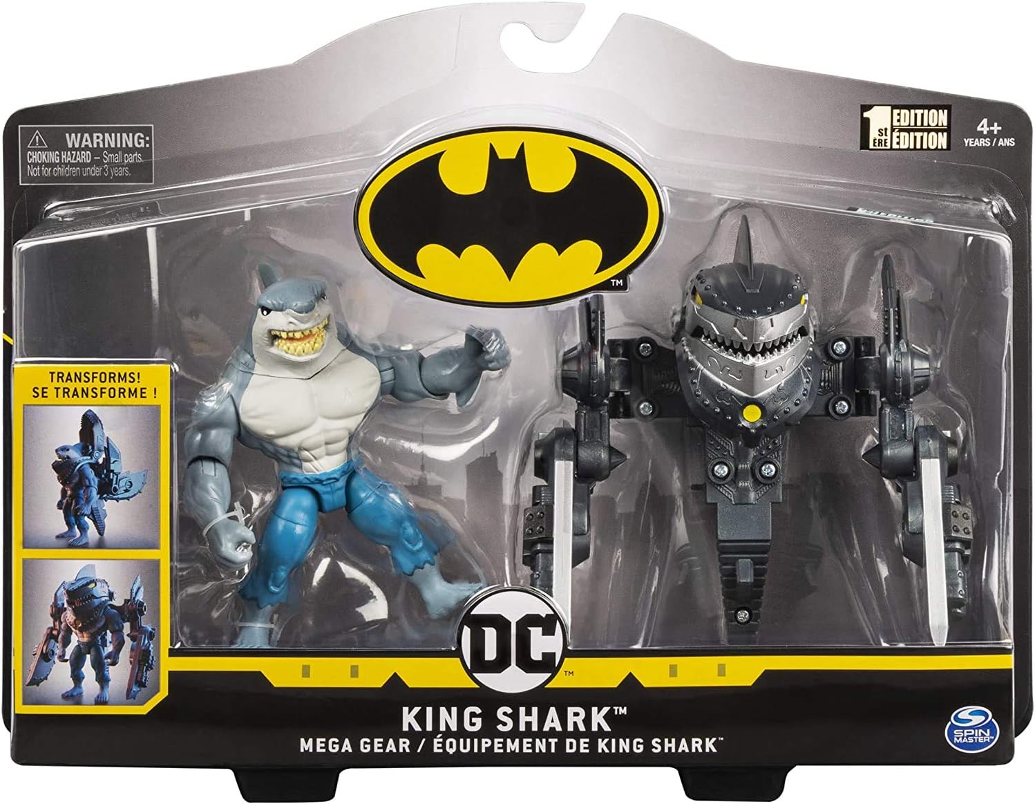 BATMAN 4-Inch King Shark Mega Gear 
