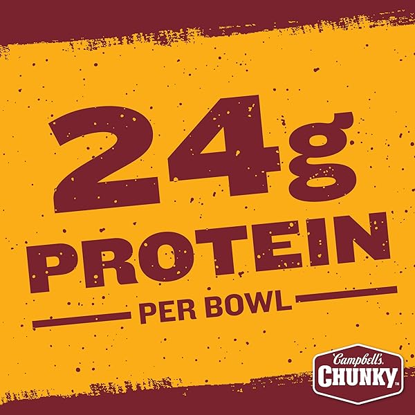 CAMPBELL’S CHUNKY CHILI WITH BEANS, 15.25 OZ. MICROWAVABLE BOWL