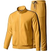 JMIERR Men's Track Suits Sweatsuits 2 Piece Full Zip Sports Outfits Set Sweatshirt and Joggers Sweatpants