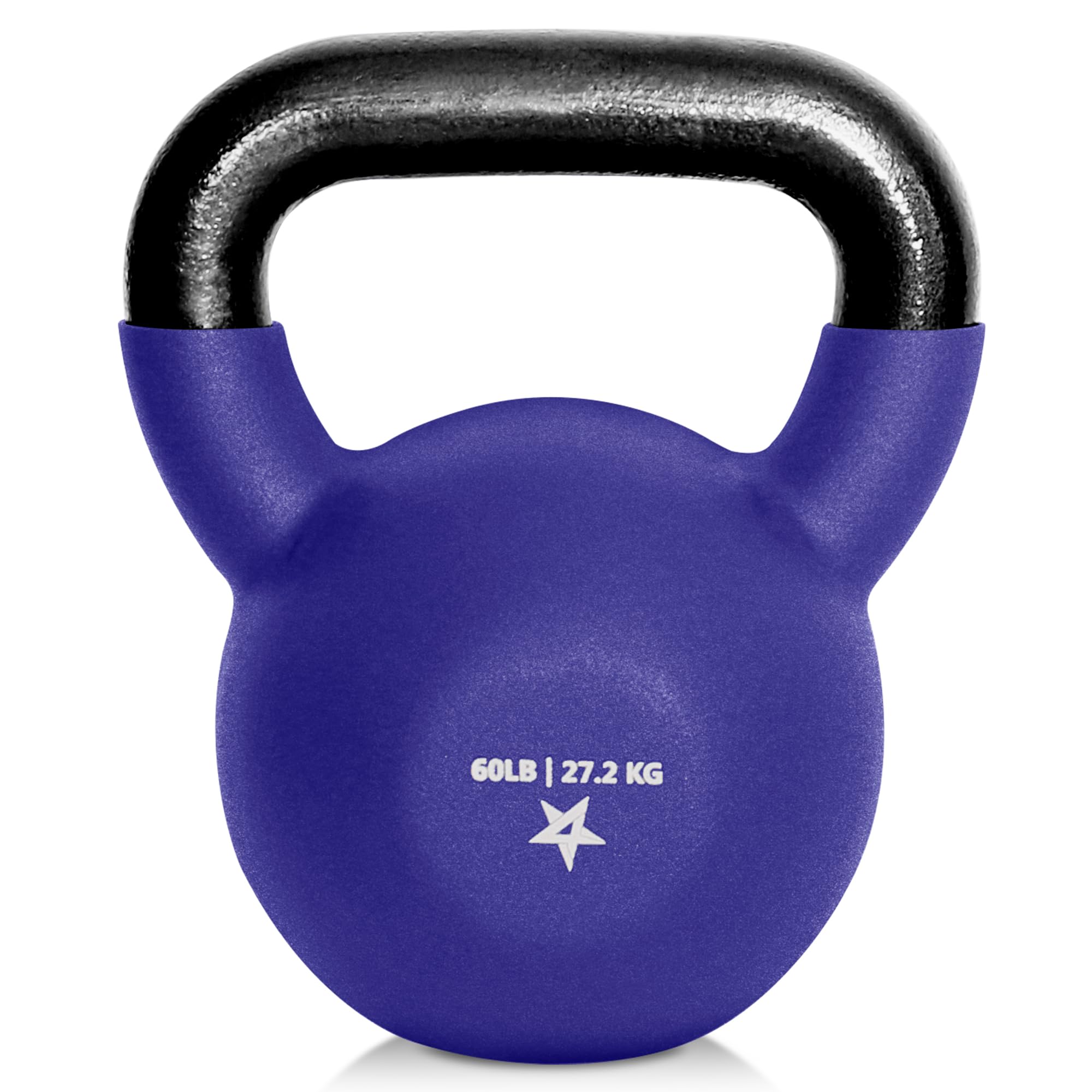 Photo 1 of Yes4All Kettlebell, 60 LB Neoprene Coated Cast Iron Kettlebells, Wide Grip Handle & Flat Bottom for Swings, Squats, Deadlifts, Push Ups & Full Body Training at Home Gym