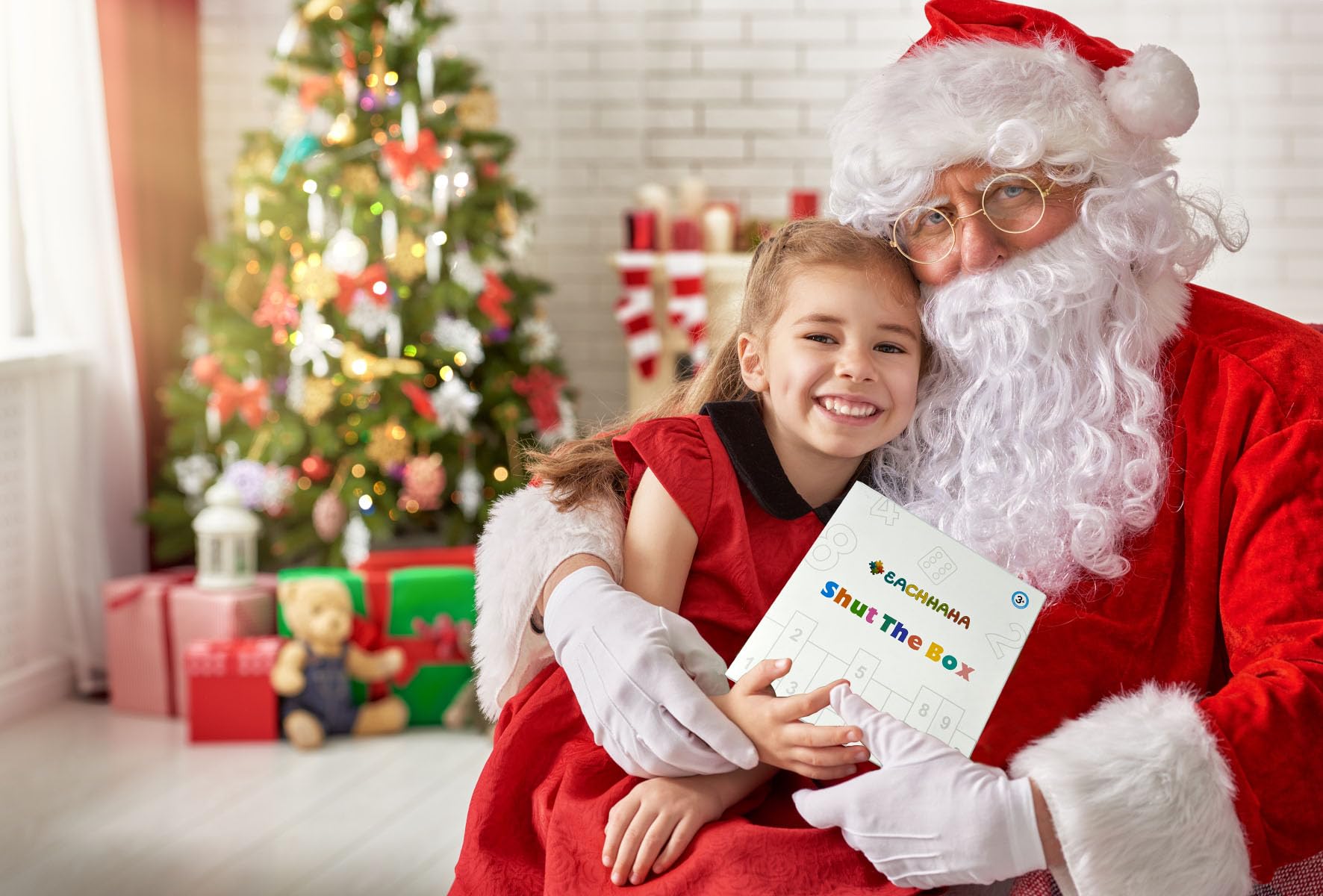 EACHHAHA Shut The Box 4-Spieler,Klappbrett Spiel,Würfelspiel aus Holz,Brettspiel aus Holz,Brettspiele ab 7 8 9 10 + Jahre,Reisespiele,Traditionelle Kneipenspiele 4