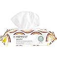 The Honest Company Clean Conscious Unscented Wipes | Over 99% Water, Compostable, Plant-Based, Baby Wipes | Hypoallergenic for Sensitive Skin, EWG Verified | Rainbow, 60 Count
