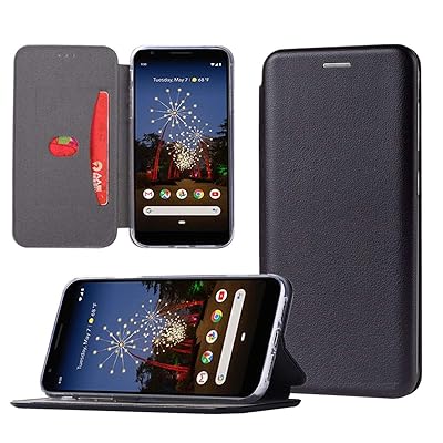 Étui Portefeuille En Cuir Pour Google Pixel 3a - Marque Kalibri, Neuf