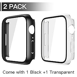 Misxi 2 Pack Tempered Glass Case Compatible for