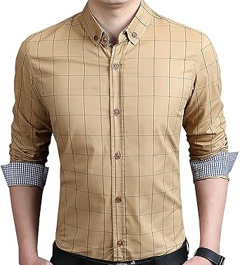 khaki dress shirt