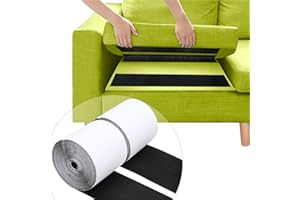 HOMPIE 10Ft x 4.4 Inch Self Adhesive Strips, Heavy Duty Strong Back Sticky Fastening Tape,Nylon Fabric Fastener Mounting Tapes for Sewing, Crafting,DIY- Indoor or Outdoor Use (Black)