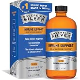 Sovereign Silver Immune Support, Colloidal Silver, 16 fl oz (473 mL) | Bio-Active Silver Hydrosol, 10 ppm, Liquid, Twist Top