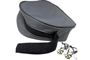 Crampon Storage Bag,Pocket Crampons Bag,Travel Zipper Pouch for Toiletries, Clothes Storage Container - Crampon Holders Organ