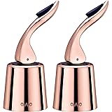OWO Wine bottle Stopper, Wine Saver with Silicone, Decorative Wine Preserver, Wine Toppers Stopper,Reusable Wine Cork Keeps W