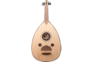 Professional Shami Arabic Oud (MDL: Alyassamin) - Walnut Wood With Mosaic Made from Wood