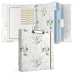 Rouidr 3 Ring Binder with clipboard, 1 inch Binder