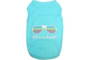Parisian Pet Life's a Beach! Dog T-Shirt, X-Large