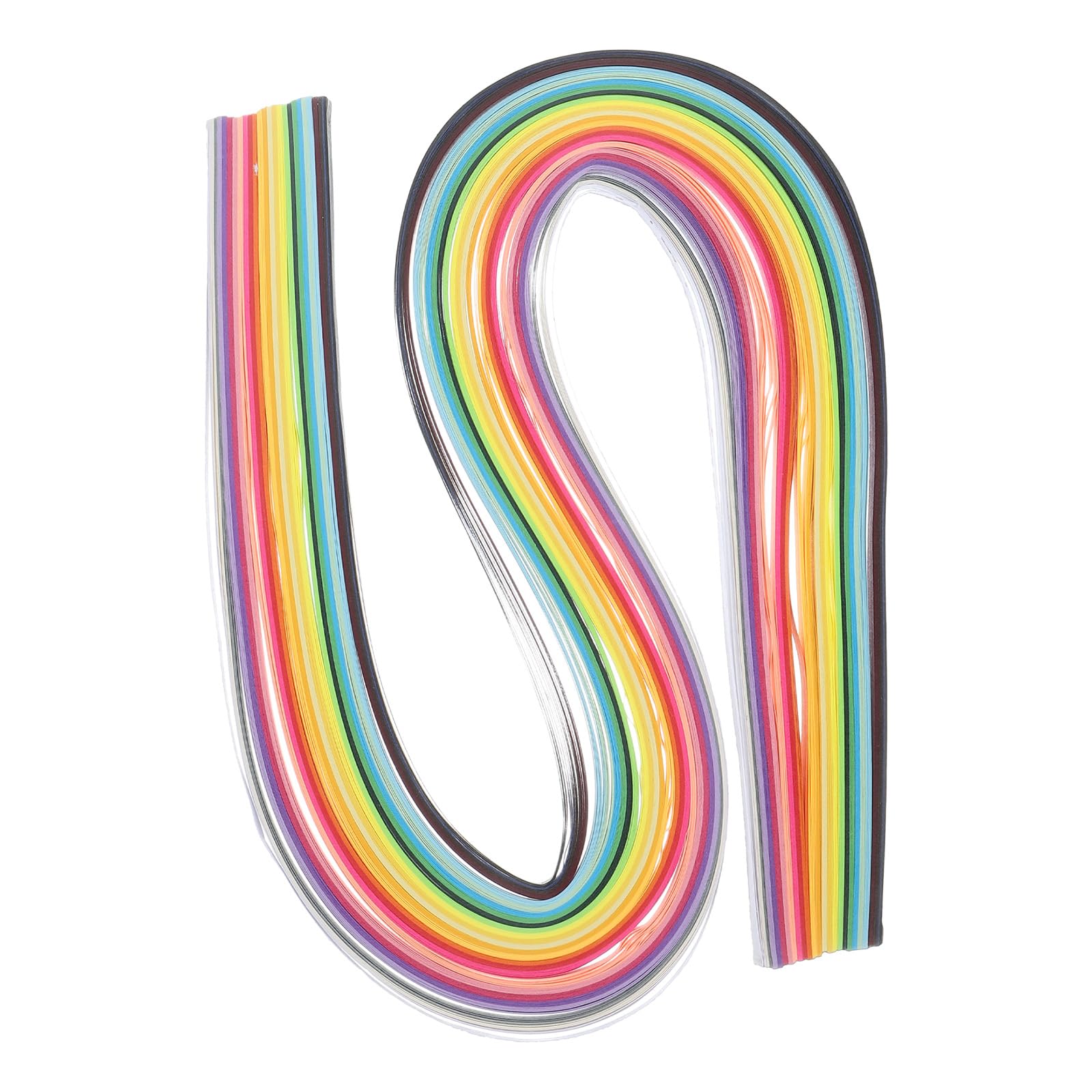 PATIKIL 160pcs Quilling Strips Paper 3/16"(5mm) 54cm Origami Paper Quilling Strip for Art DIY Hand Craft Christmas