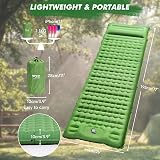 HiiPeak Sleeping Pad Ultralight Inflatable Mattress with Built-in Foot Pump view 3