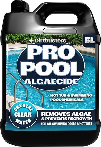 Dirtbusters Pro Pool Algaecide 5L Concentrate for Pools & Hot Tubs
