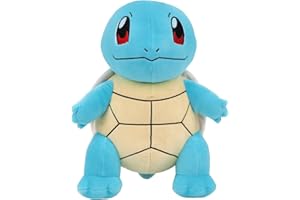 JAZWARES Pokemon Squirtle Plush - 12-Inch Soft Plush with Authentic Details