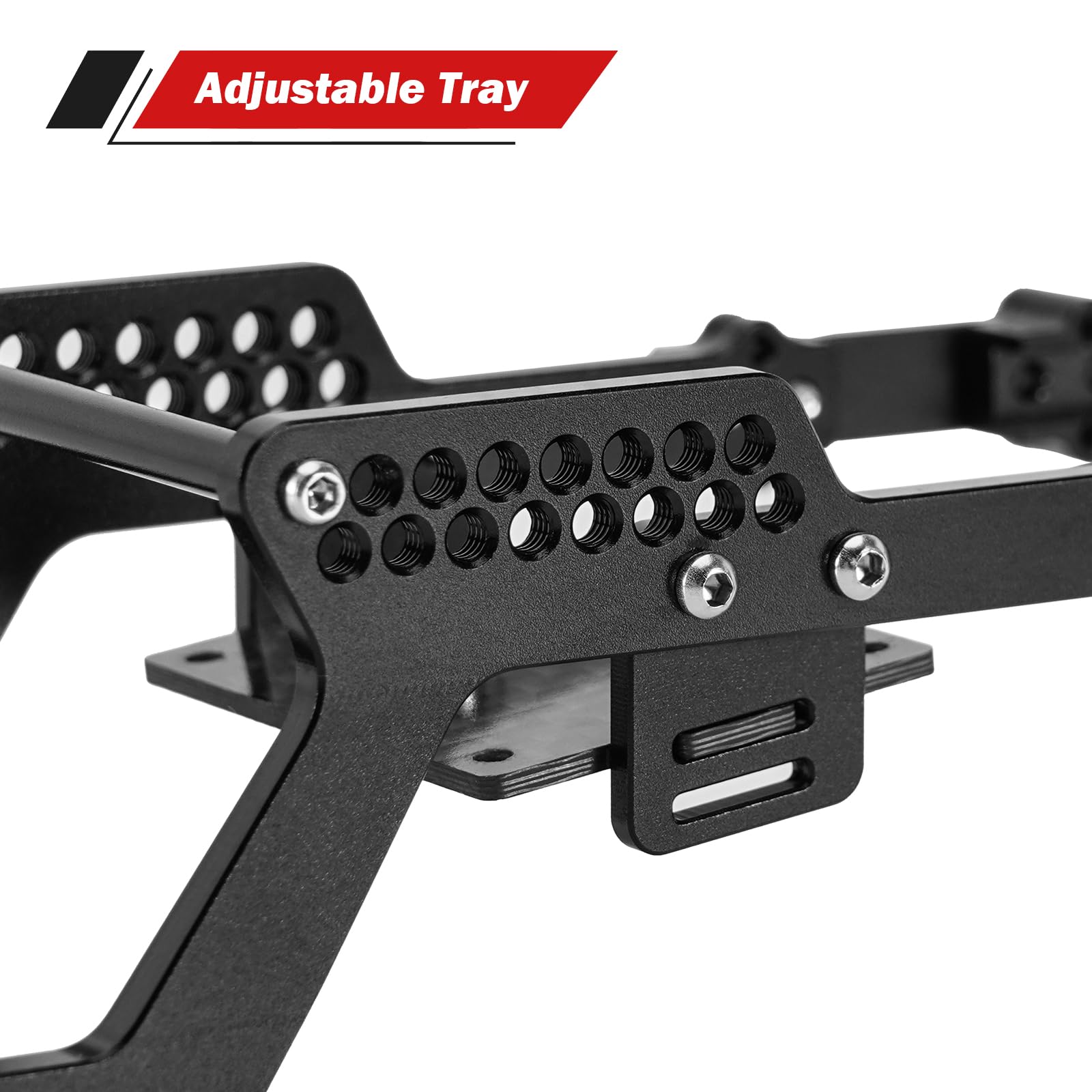 INJORA 45g LCG Aluminum Universal Chassis Frame Kit for 1/18 RC Crawler TRX4M Upgrade