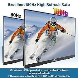InnoView 2K 180HZ Portable Monitor, 18" OD Gameplus