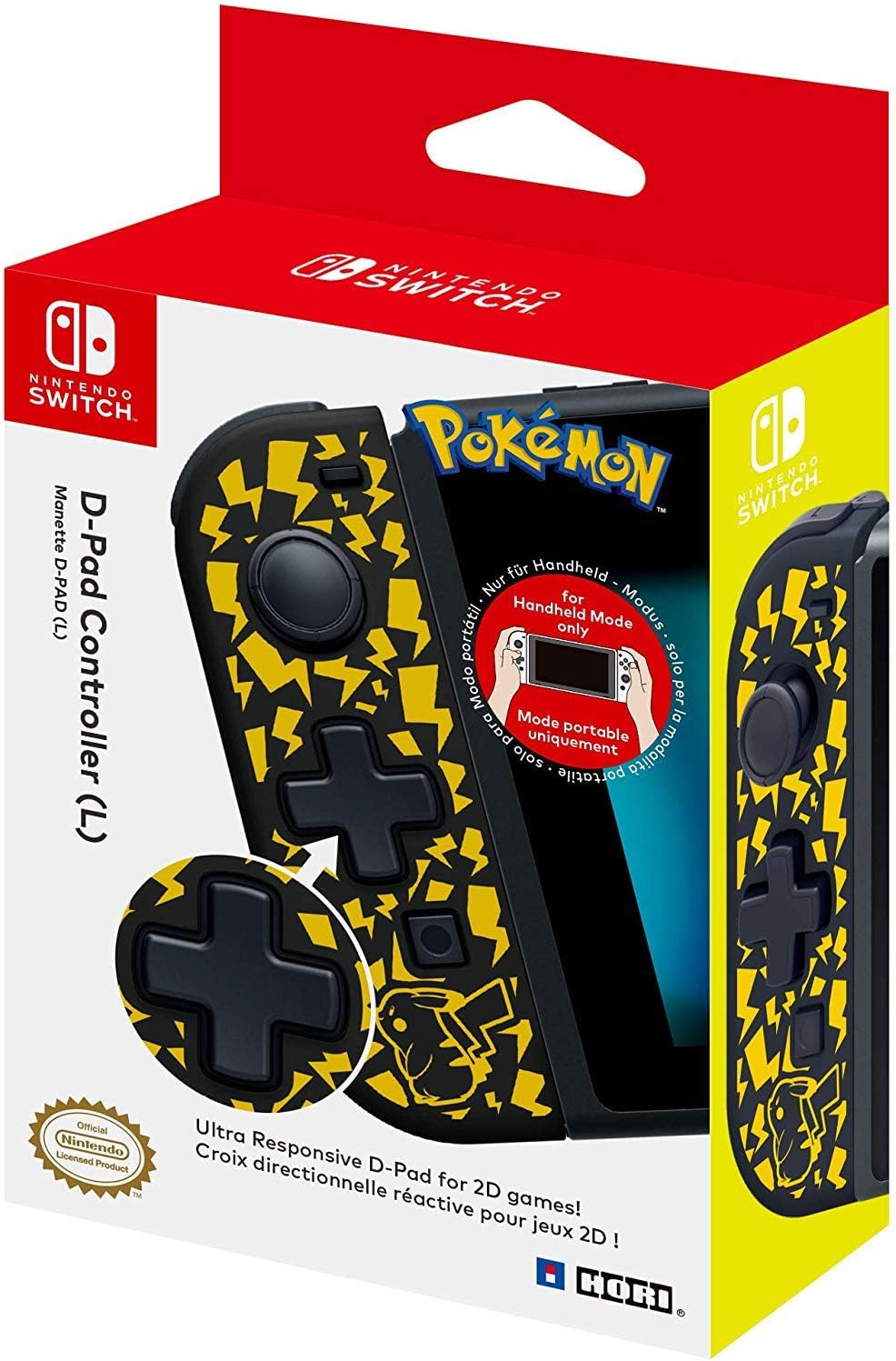 HORI Nintendo Switch DPad JoyCon Pokemon Officially Licensed by