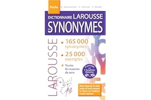 Dictionnaire LAROUSSE des SYNONYMES poche