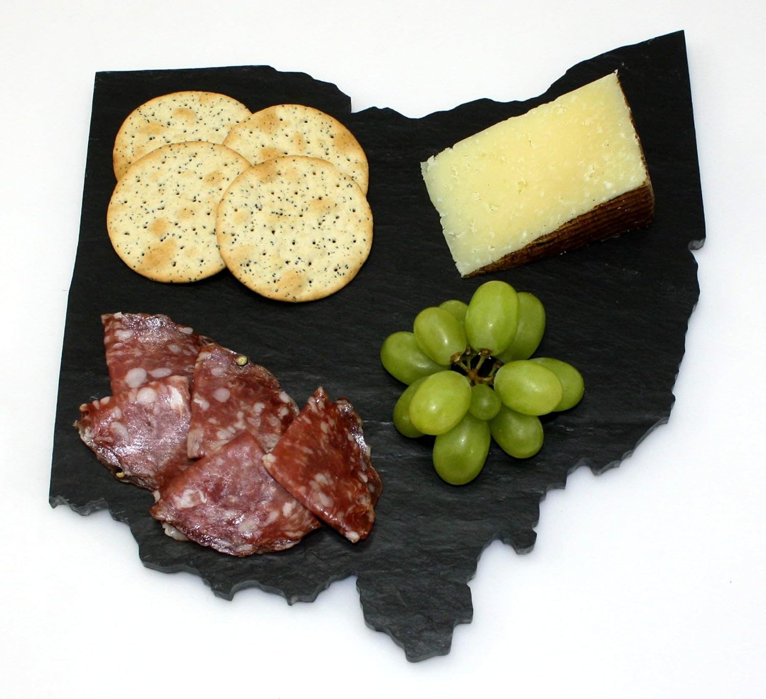 Ohio Black Slate Cheese Board Handmade