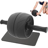 Ab Roller Exercise Wheel, Core Trainer, 5.5" Extra Wide, Made in Taiwan | Premium 5.5" wide abdominal wheel built in Taiwan for stable, controlled core training.