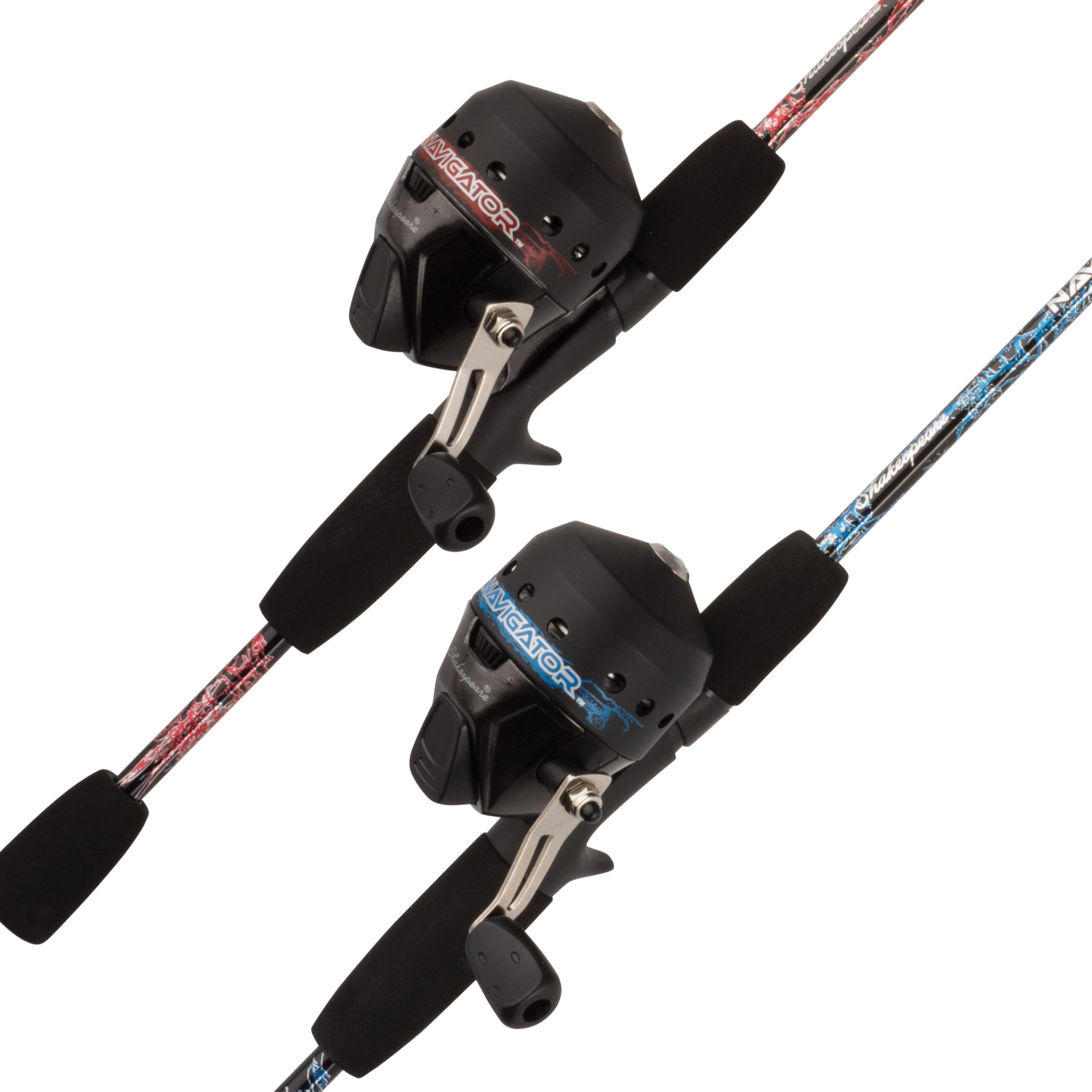 Shakespeare Navi5610Sccbo Navigator Spin cast Rod & Reel Combo (2 Piece), Medium/ 5'6"