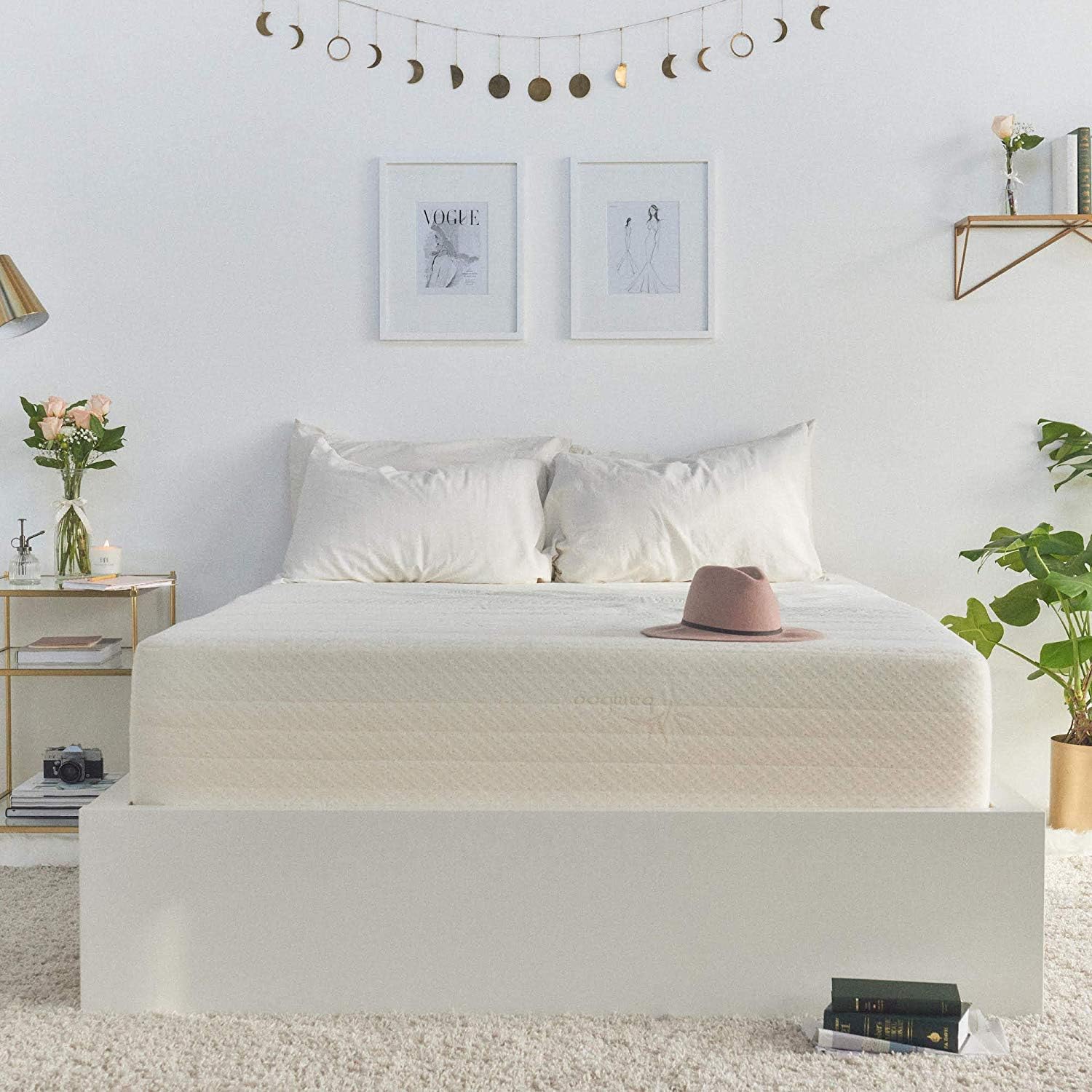 Brentwood Home Mattress, Memory Foam, Beige, Full