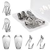 AIEX 10pcs Cubicle Hooks for Fabric Walls, Metal