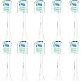 HOFAM Replacement Toothbrush Heads for Philips Sonicare Replacement Heads,Electric Replacement Brush Head Compatible with Phillips Sonicare Electric Toothbrush,for Philips Sonic Care Brush,10 Pack