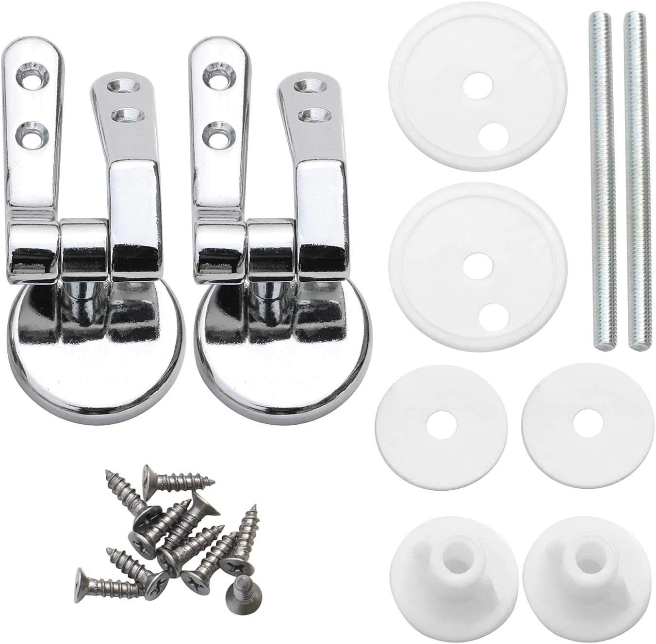 Toilet Seat Hinge 2Pcs for Wood & MDF Toilet Seats - Image 5