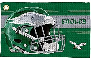 Northwest NFL Golf Towel – Official Licensed Microfiber Waffle Fabric, Absorbent 16x25 in Club Cleaning Accessory