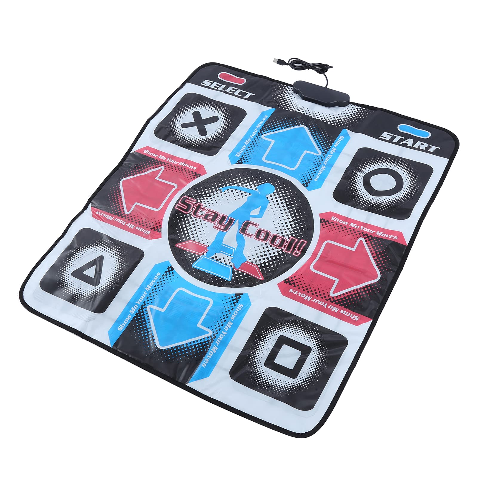 Socobeta Dance Mat Pad Non Slip Wear resistant Dancing Step Dance Pad Dancer Blanket with USB for PC