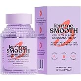 Lemme Smooth Anti Cellulite Capsules for Women, Smooth Legs & Thighs, Reduce Cellulite & Crepey Skin w/Clinically Studied SOD & Silica (1 Month Supply 30 ct)