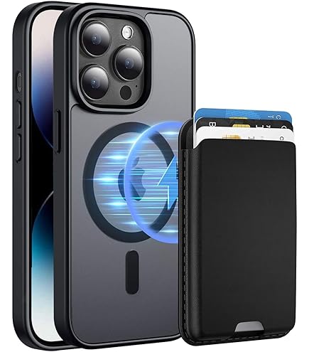 SZHAIYU K2 2-in-1 Handyhülle Mit Kartenhalter – Magnetisch, Abnehmbar, Für IPhone 16 Pro (Braun, Lederoptik)